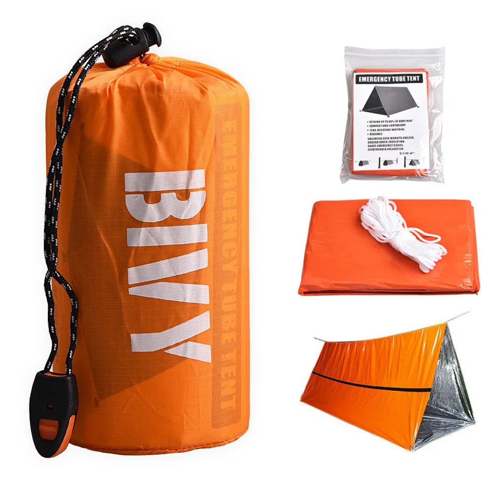 2 Person Emergency Tent Kit Waterproof Survival Shelter