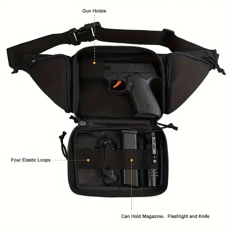 Universal Black Pistol Holster