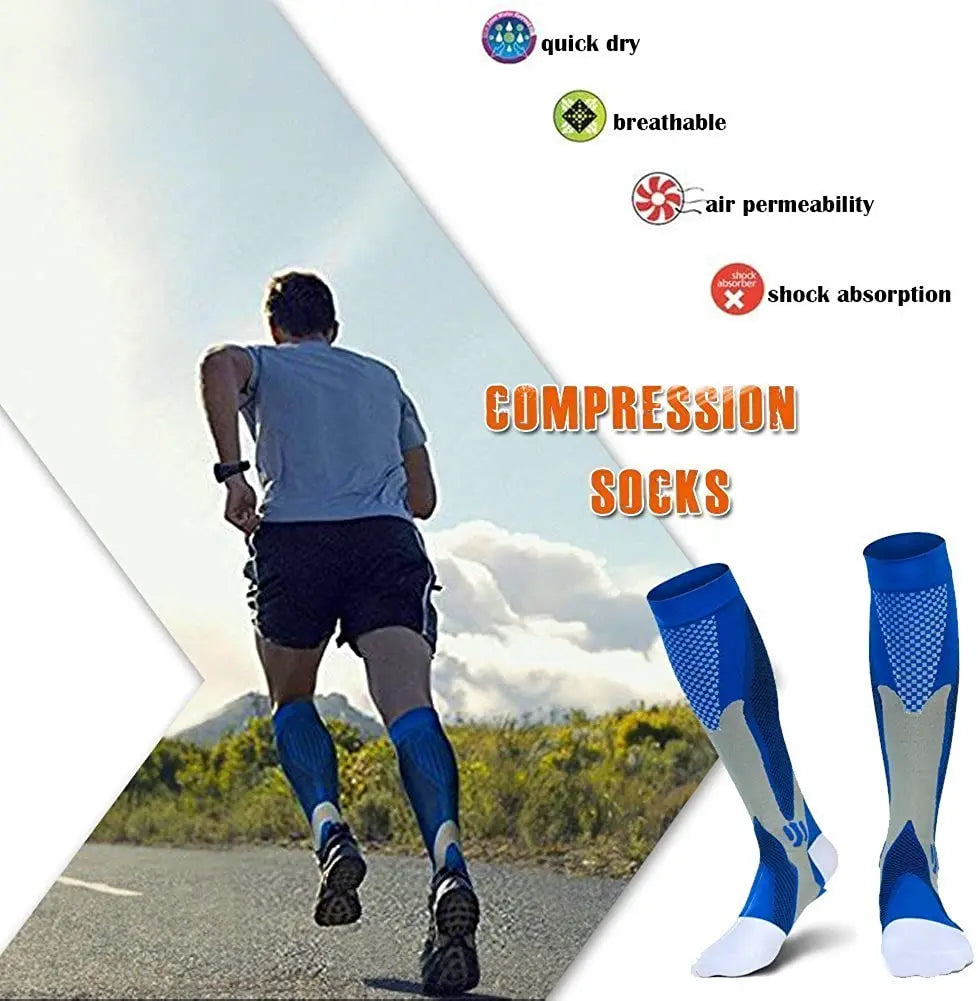 Varicose Veins Socks Compression Stockings  Men Diabetes Nature Hiking