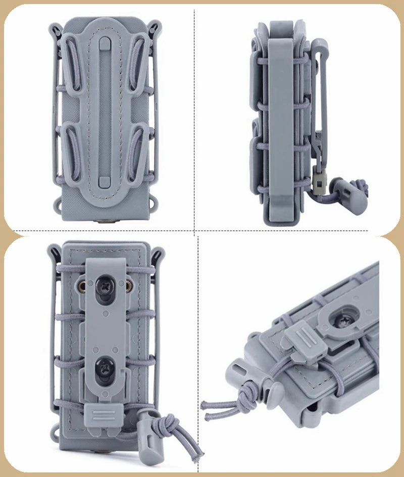 Tactical Molle 9mm Magazine Pouch Pistol Mag Holder