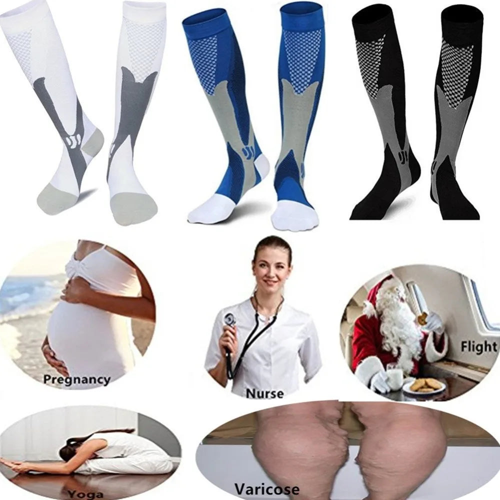Varicose Veins Socks Compression Stockings  Men Diabetes Nature Hiking
