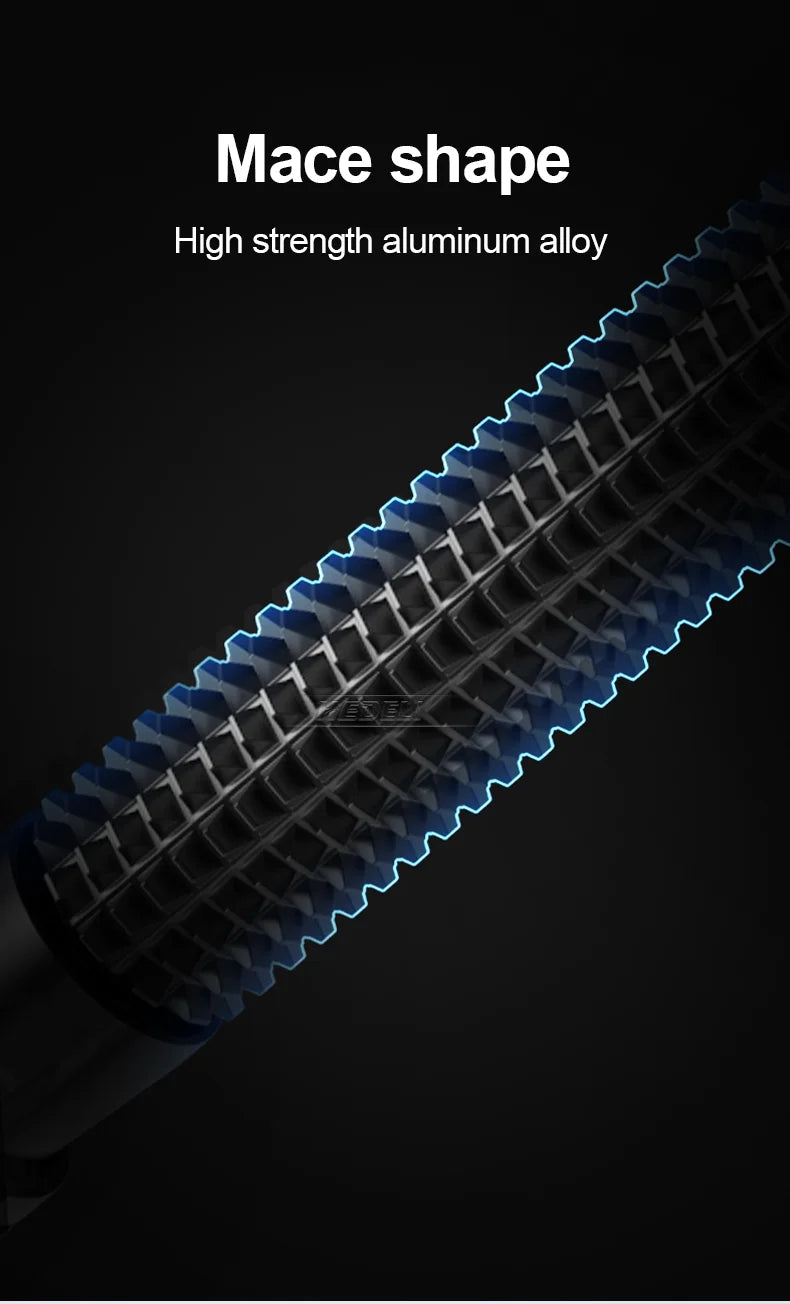 Baseball Bat LED Flashlight AluminumAlloy