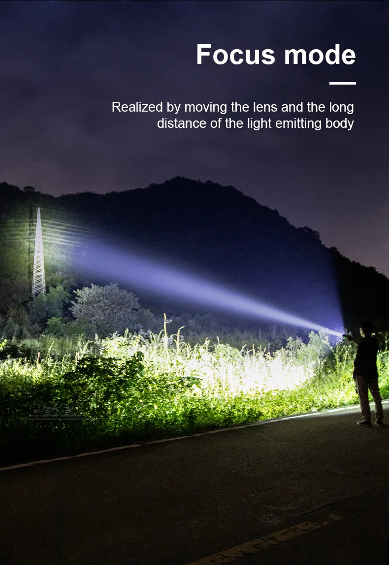 Baseball Bat LED Flashlight AluminumAlloy