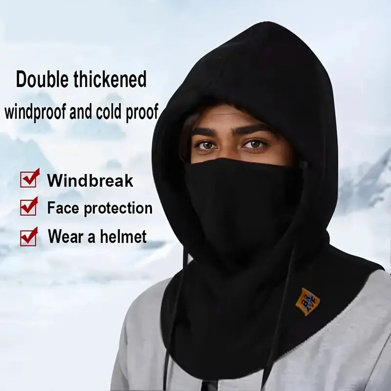 Winter Warm Hat with Mask and Neck Warmer 3-in-1 Windproof