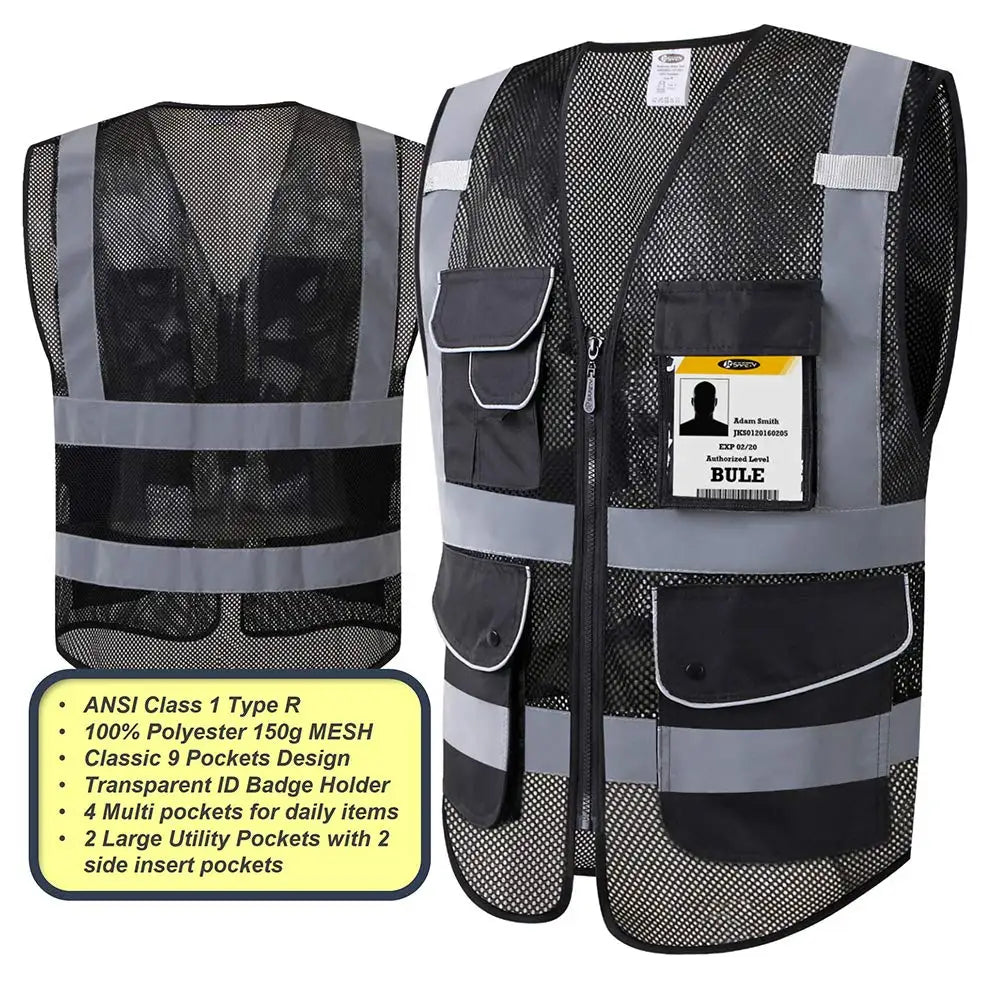 Reflective Safety Vest High Visibility blank  XXXL
