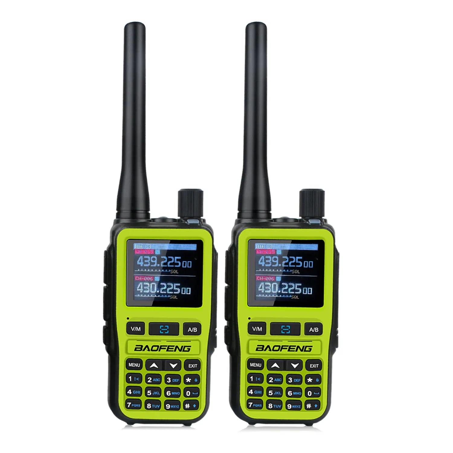 2PCS/Pack Baofeng UV-5R Mini Dual Band Dual PTT Walkie Talkie