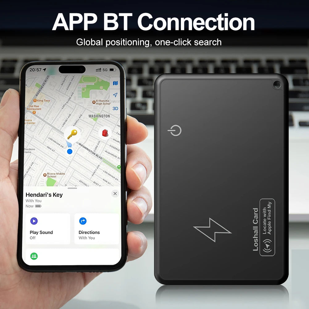 Wireless Charging GPS Locator Waterproof Work with Apple