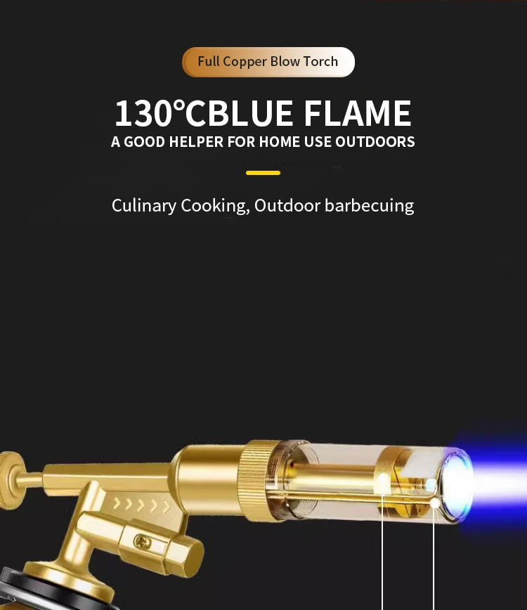 Outdoor Welding Gas Burner Flame Gun Butane