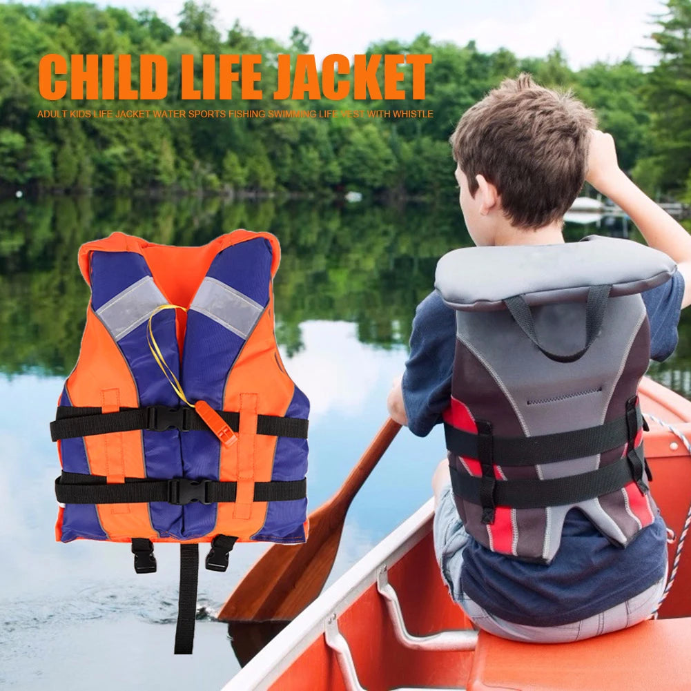 Child's Life Jacket With Whistle