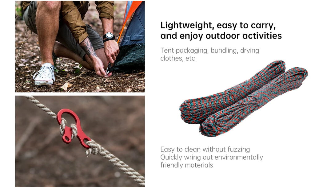 1pcs 550 Paracord Parachute Cord