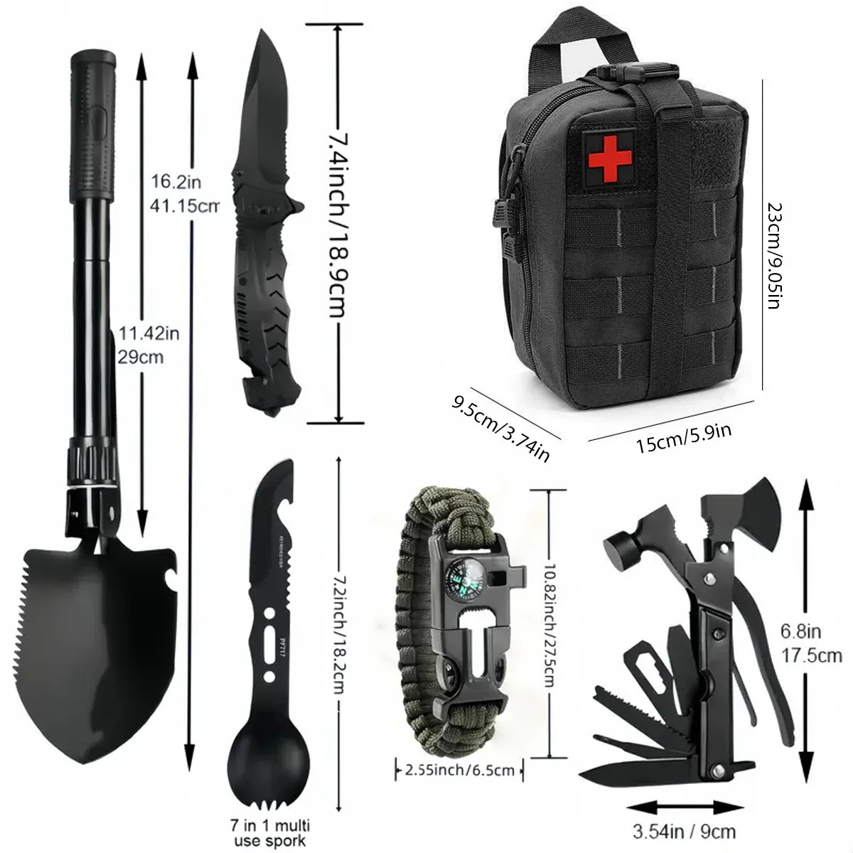 Survival Tool Set Self-Defense Kit