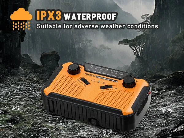 Solar Power Radio Hand Crank Charging