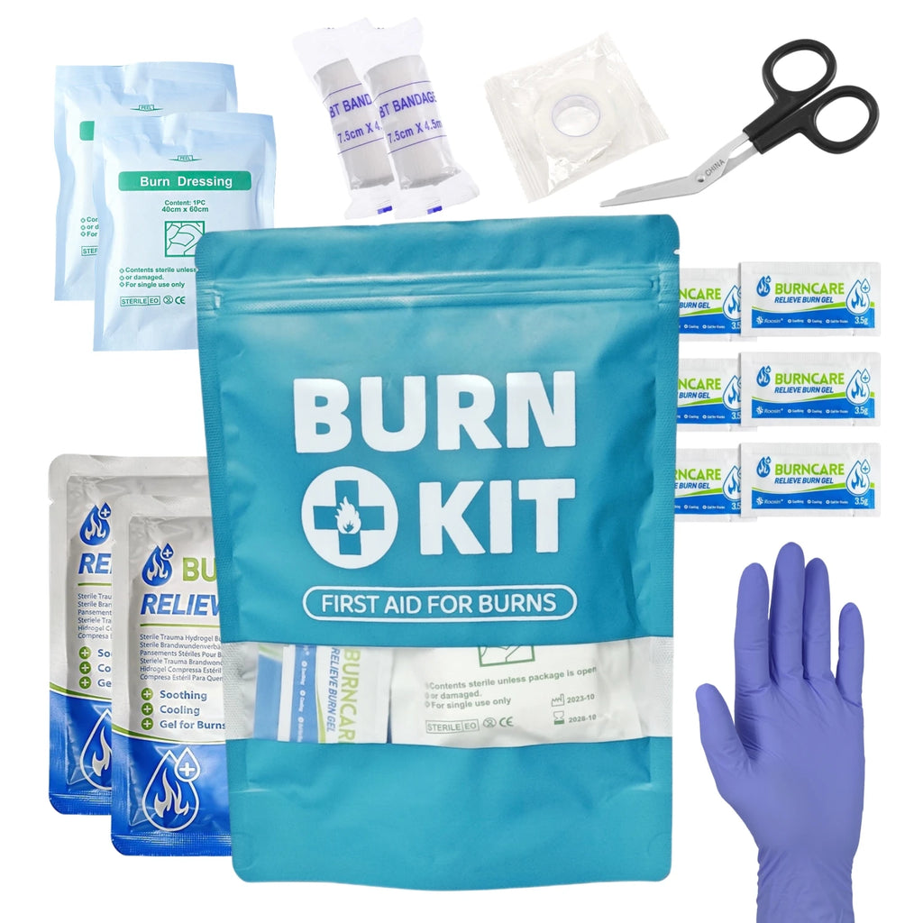 Professional Burn Care Kit with Advanced Dressings Cream