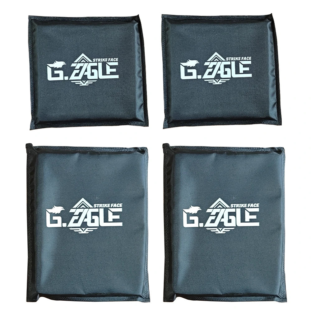 2 Pce Soft Bulletproof Side Plate 6x6/6x8 Inch NIJ IIIA Universal Fit for Side Armor Plate Carriers Ballistic Protection