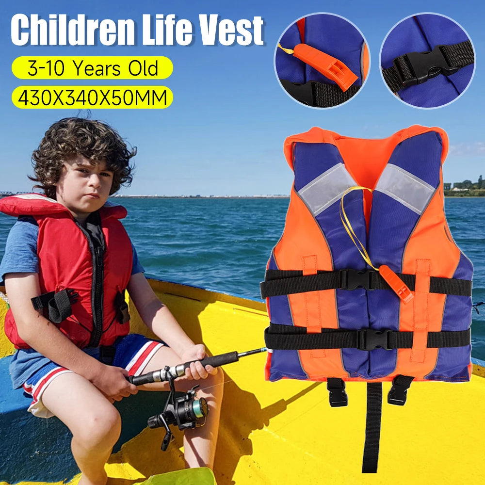 Child's Life Jacket With Whistle