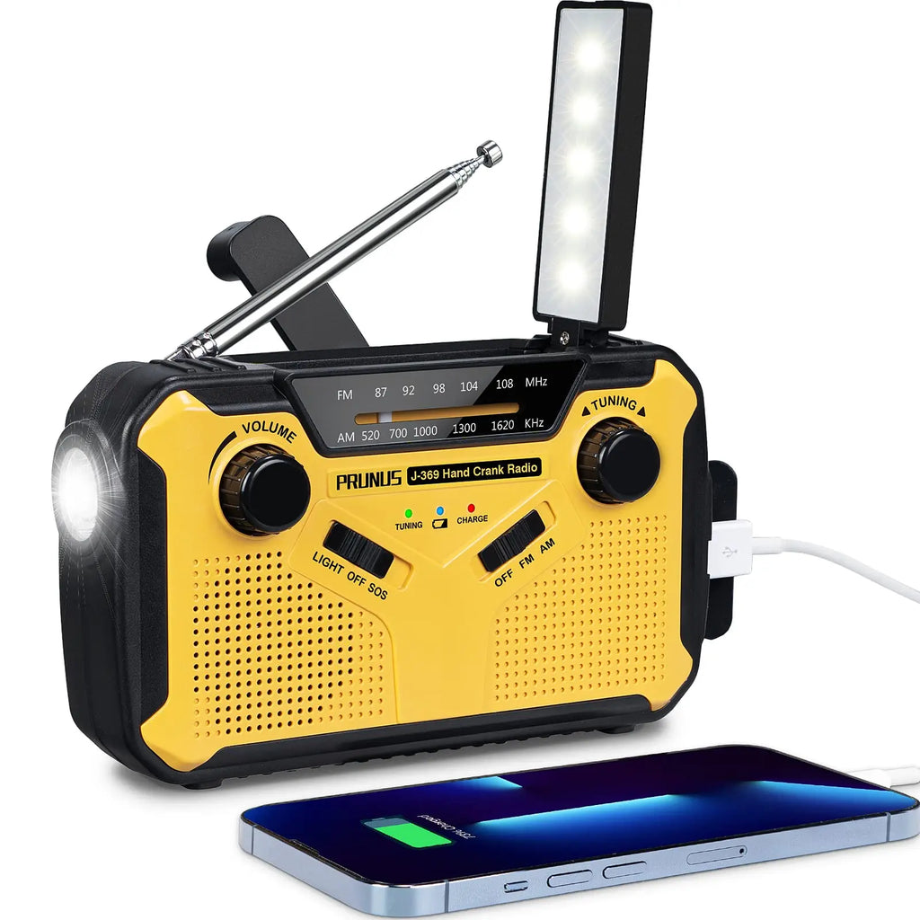 Solar Power Radio Hand Crank Charging