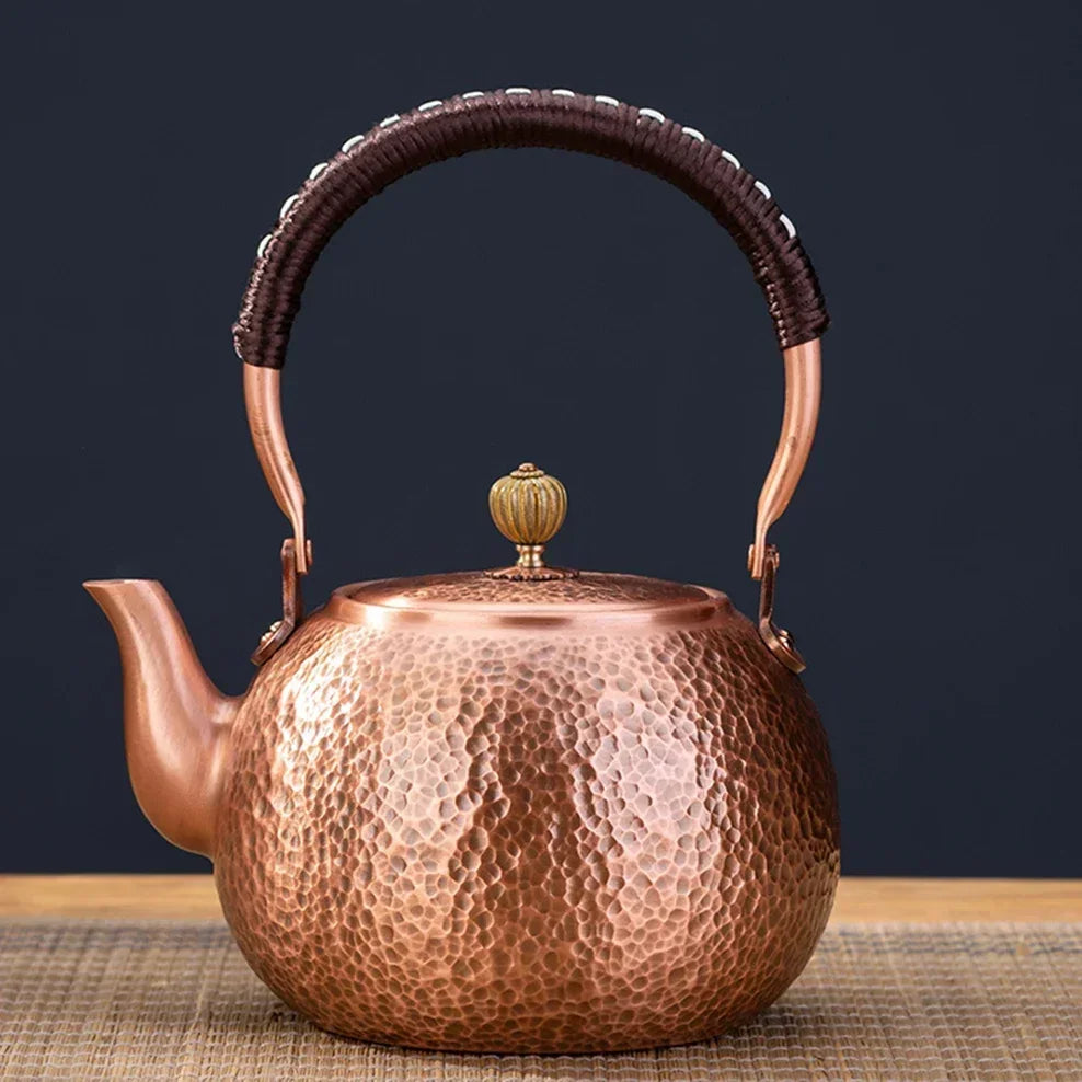 600/1200/1600ml Pure Copper Boiling Tea Kettle