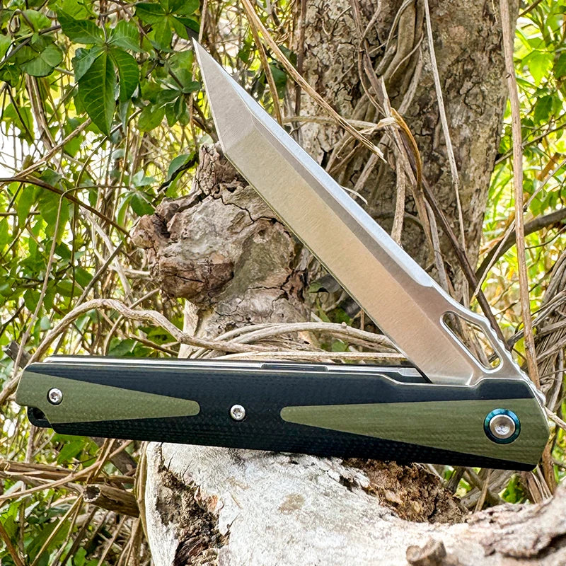 Sandvik 14C28N Steel Blade Pocket Knife,