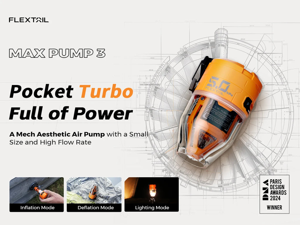 FLEXTAIL Electric Air Pump, Portable  Pump