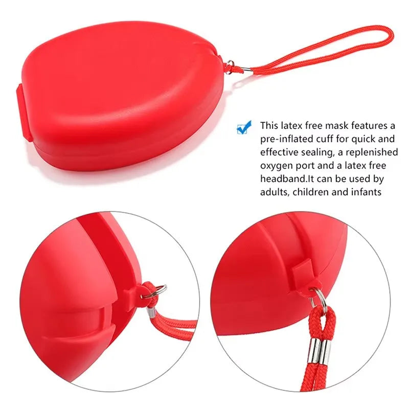Professional First Aid CPR Breathing Mask