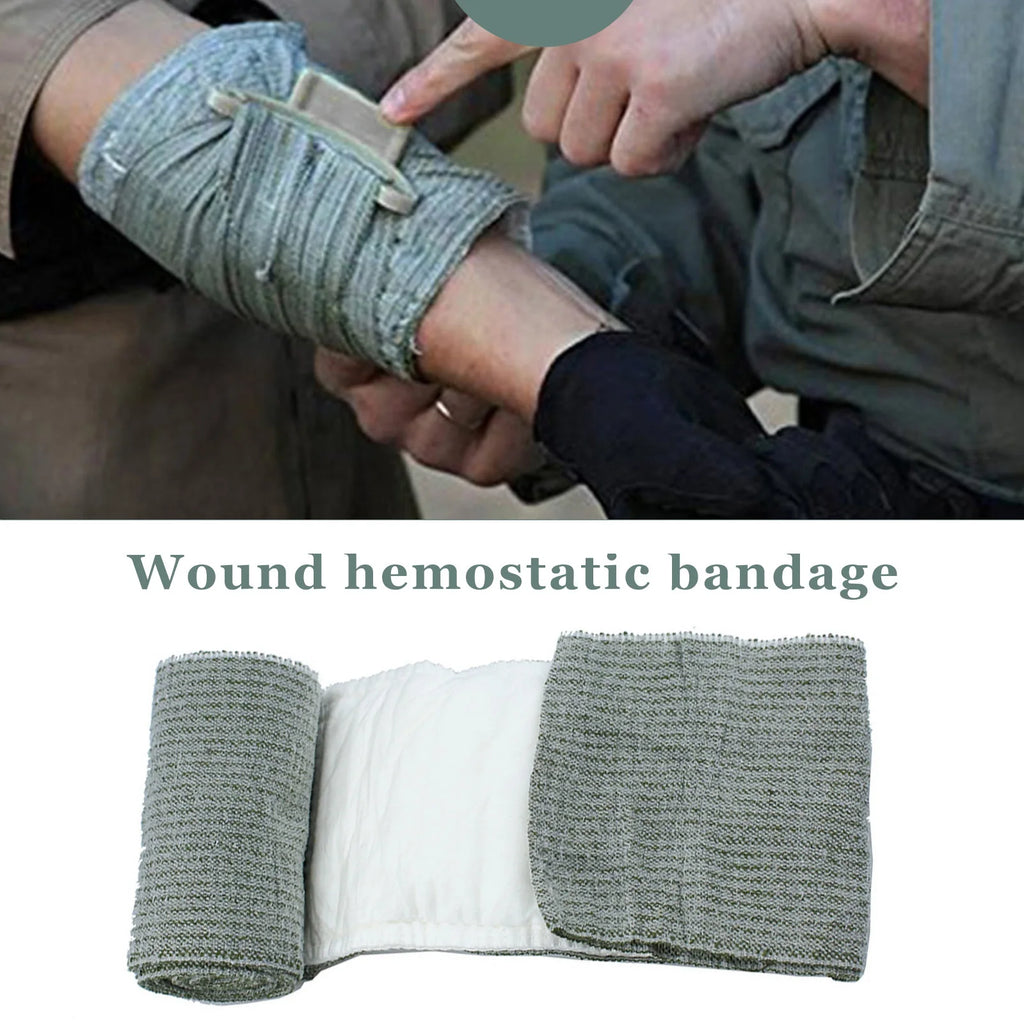 5/10PCS  Bandage First Aid Trauma Hemostatic Bandage Kit