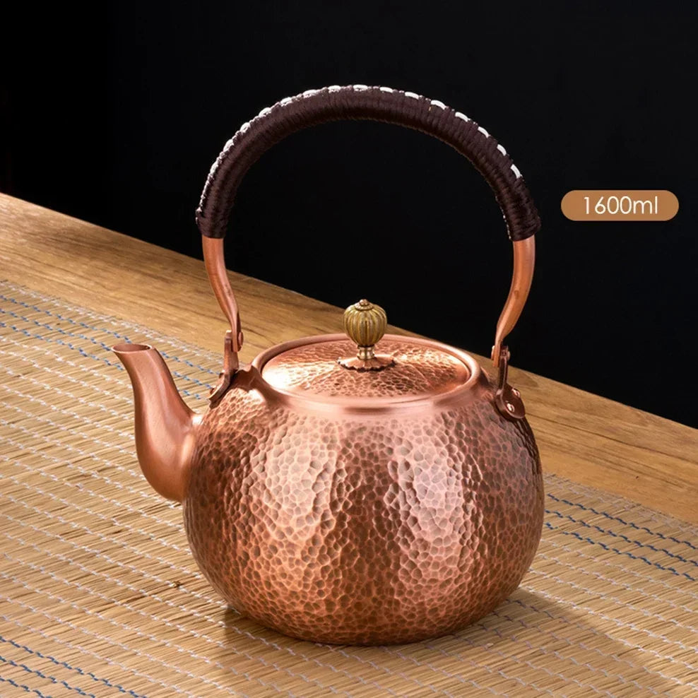 600/1200/1600ml Pure Copper Boiling Tea Kettle