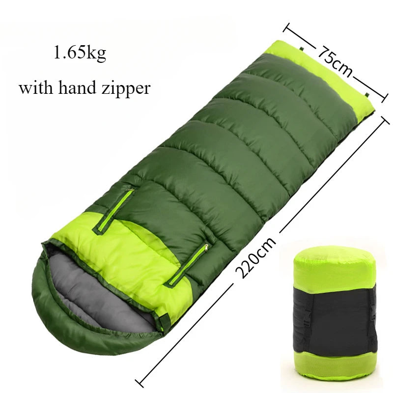 Camping Sleeping Bag Ultralight Waterproof 4 Season Warm Envelope Backpacking Sleeping Bag for Adults Outdoor Traveling Hiking