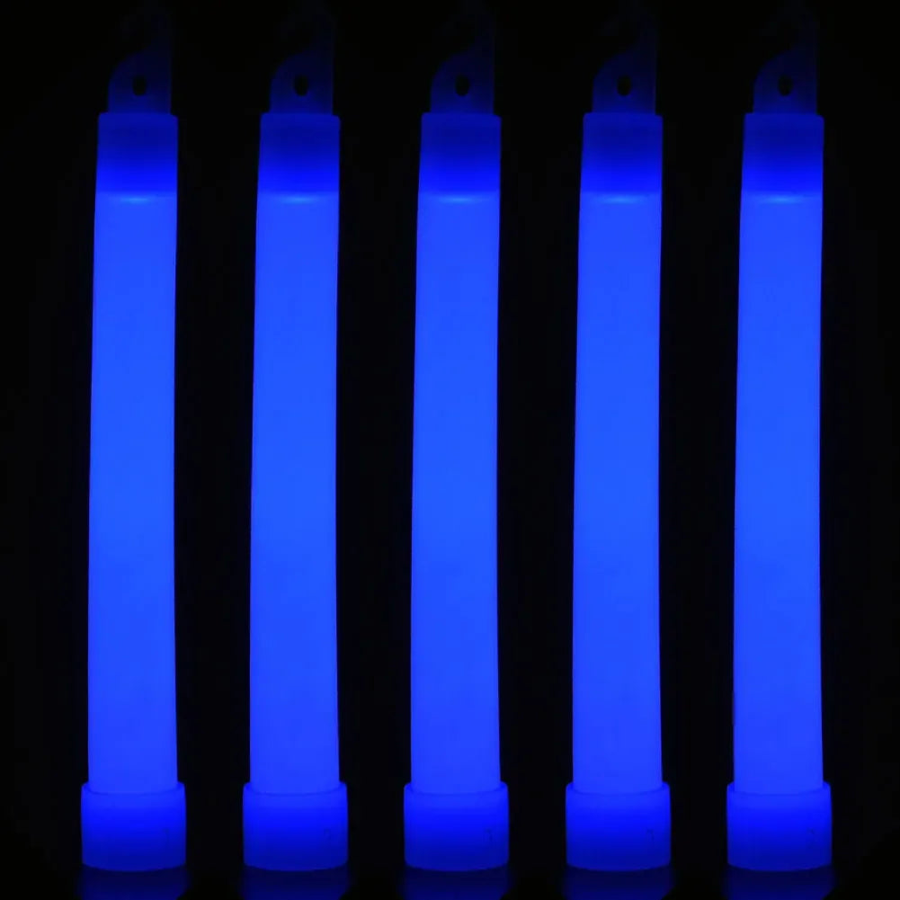 1-50pcs Glow Sticks with Hook 6 inch Fluorescence