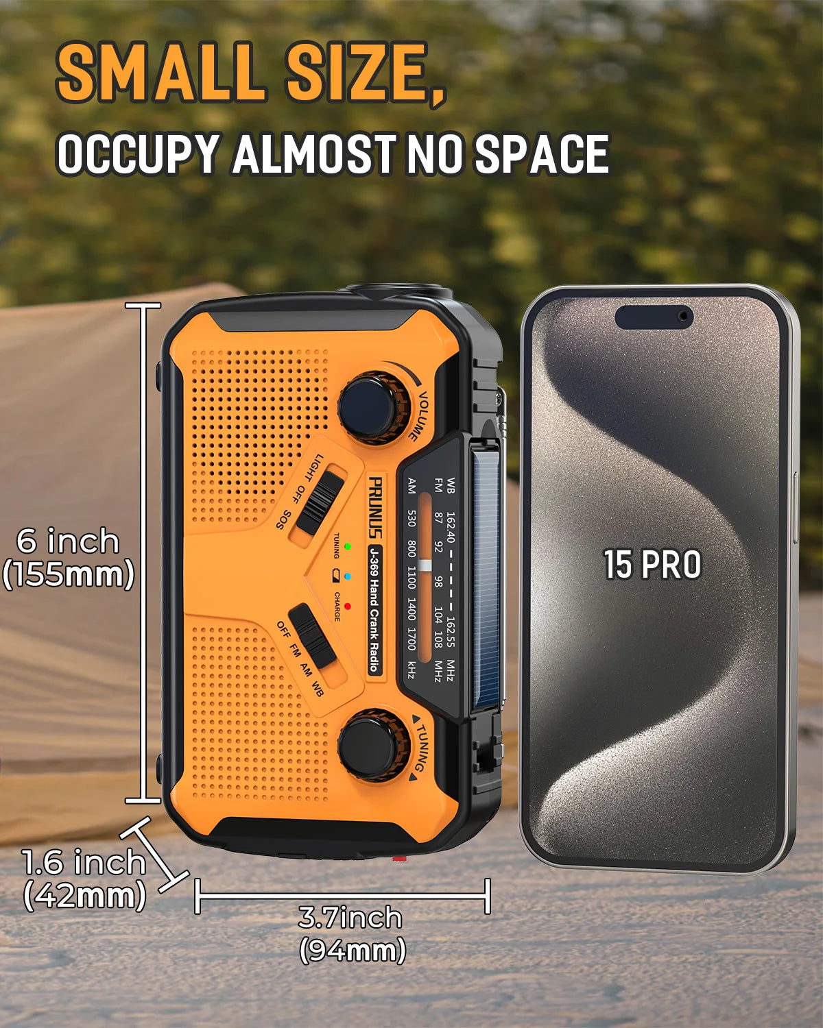 Solar Power Radio Hand Crank Charging