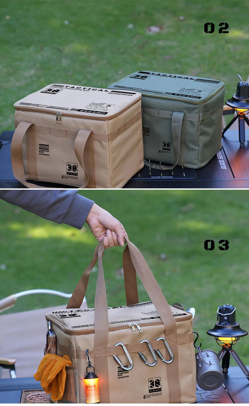 30-42L Tactical Camping Storage Bag