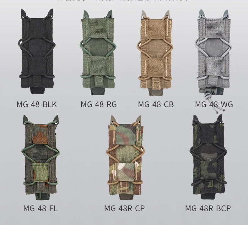 Tactical Molle 9mm Magazine Pouch Pistol Mag Holder