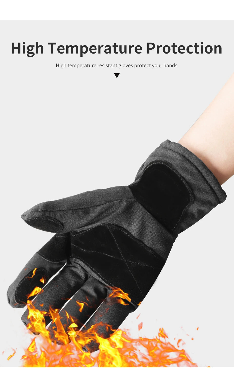 Karocola Flame Retardant Fire Gloves for Forest Fire Extinguishing - Durable Protection for Emergency Response