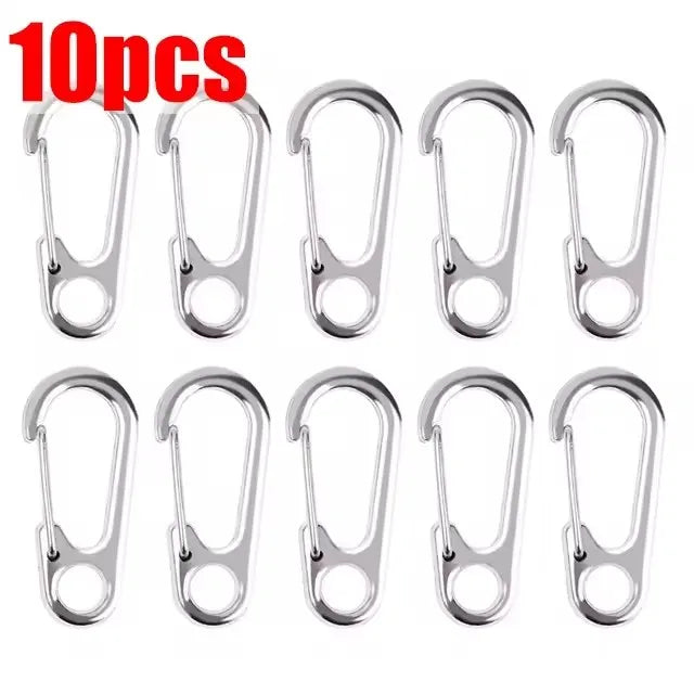 Multifunctional Zinc Alloy Carabiner Keychain Clip Hook