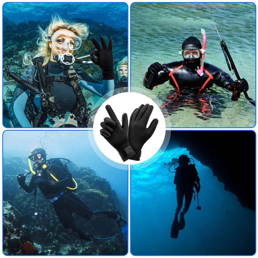 3mm Wetsuit Gloves Thermal Anti Slip