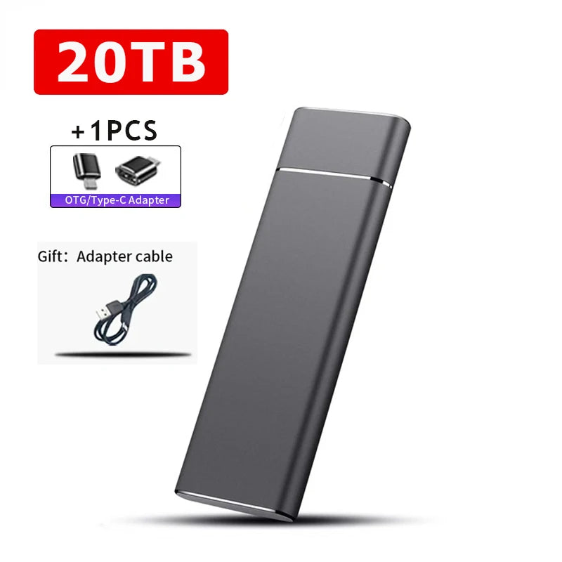 External 2TB/20TB/30TB Ssd High-Speed Solid State Drive