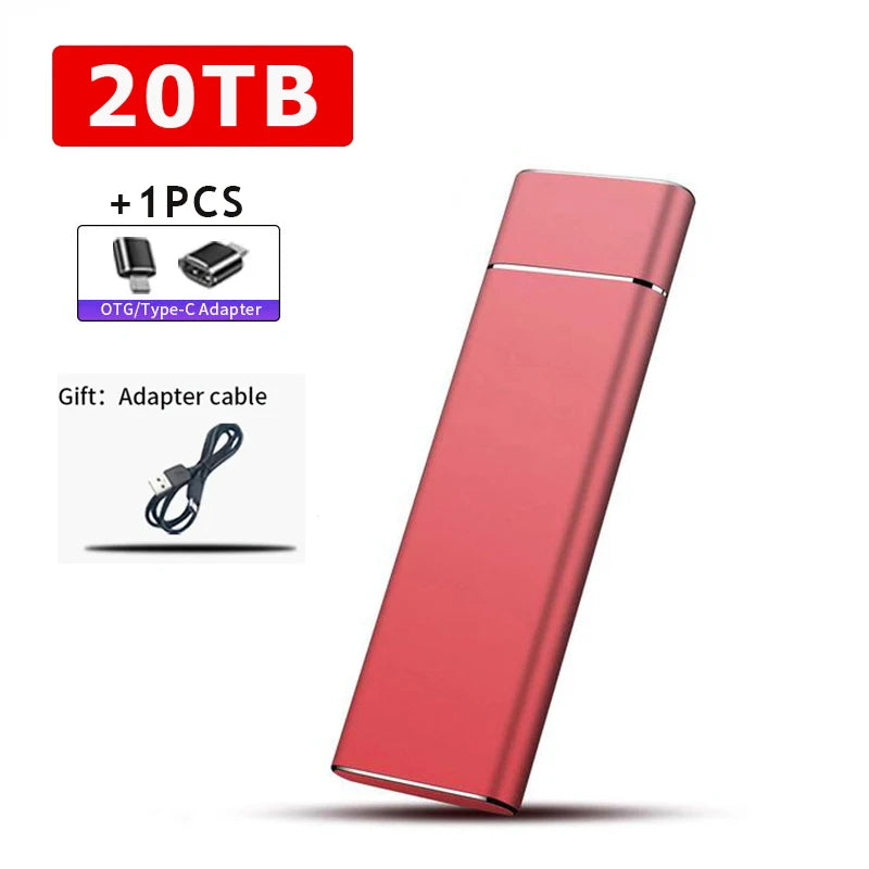 External 2TB/20TB/30TB Ssd High-Speed Solid State Drive