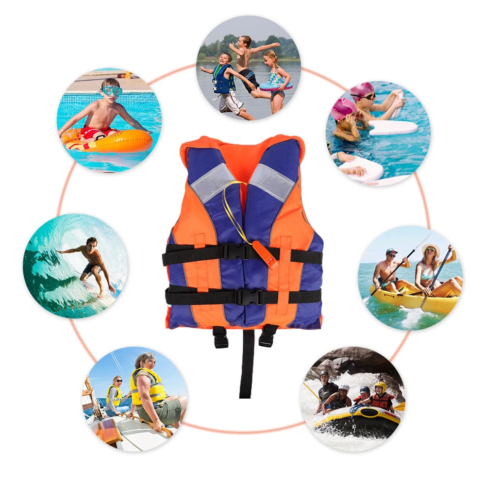 Child's Life Jacket With Whistle