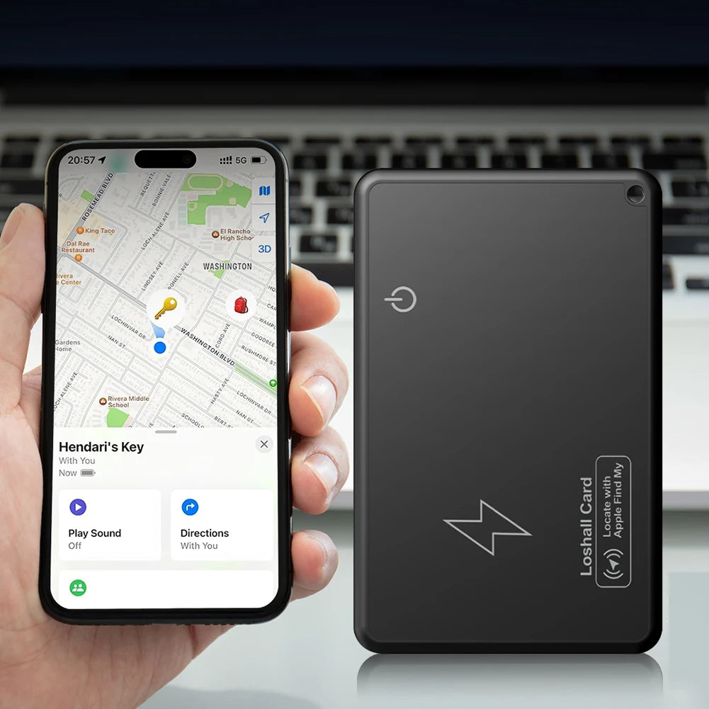 Wireless Charging GPS Locator Waterproof Work with Apple