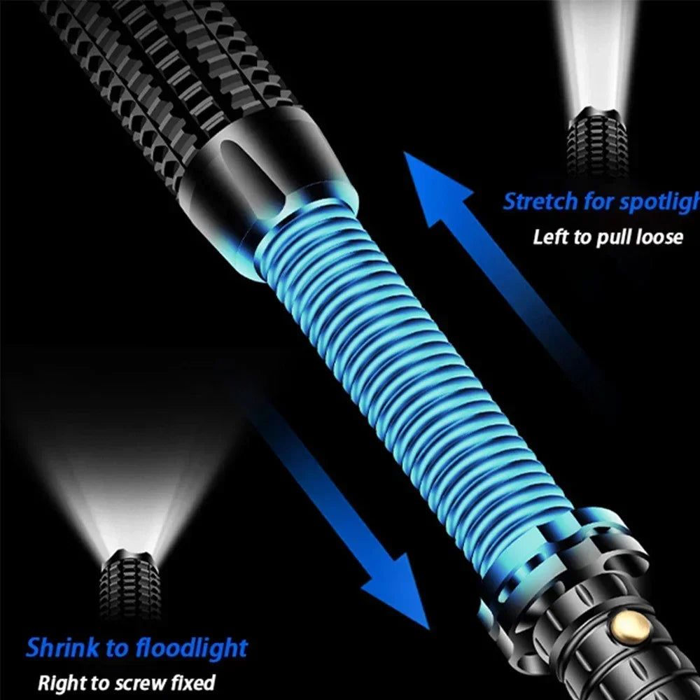 Baseball Bat LED Flashlight  Super Bright Self Defense Mace