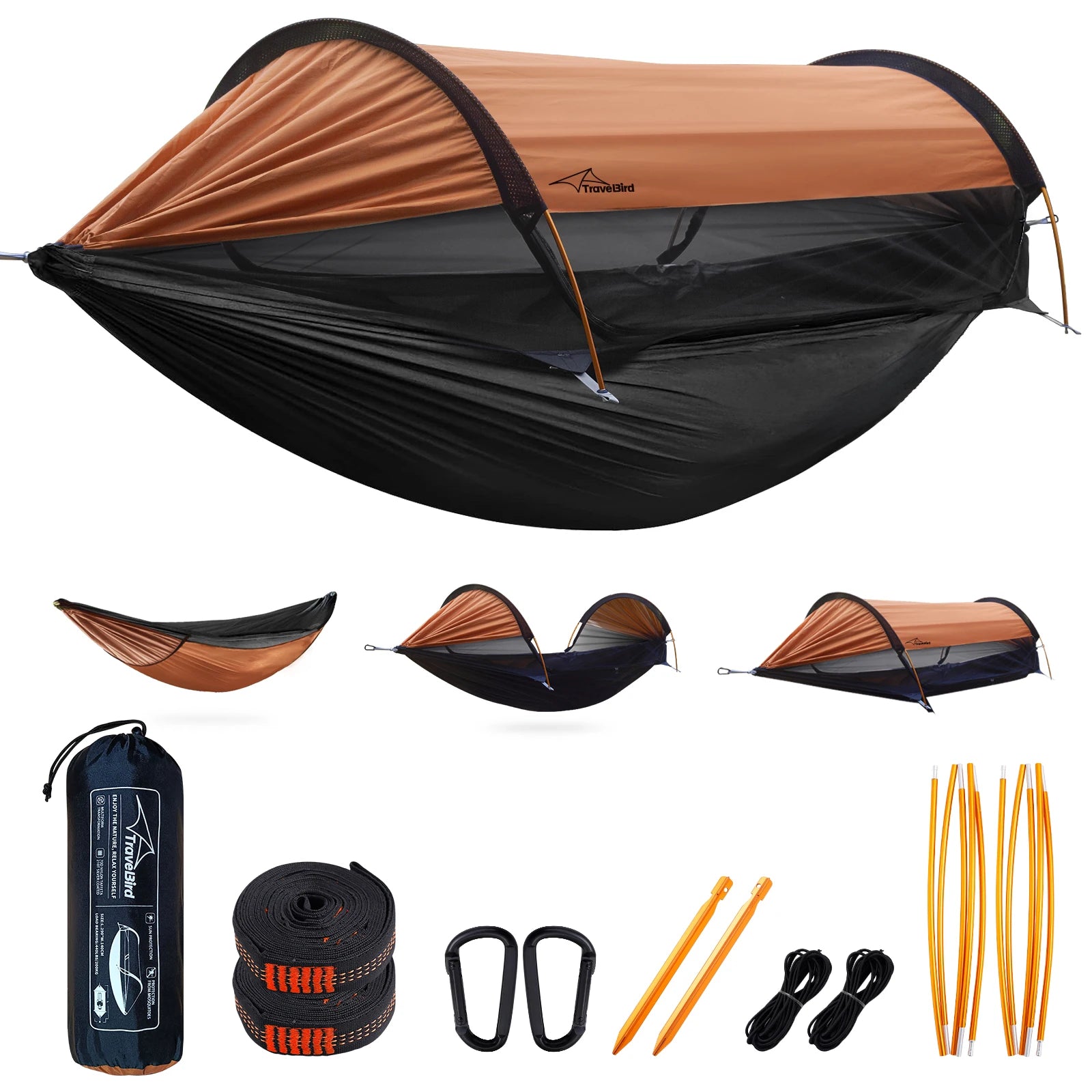 Outdoor Large Hammock with Mosquito Net 2 Person