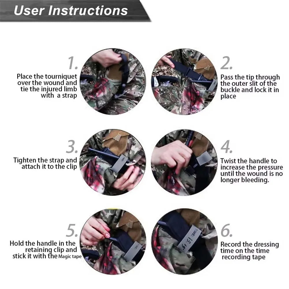 Tourniquets Medical Emergency Strap Trauma First-aid Belt