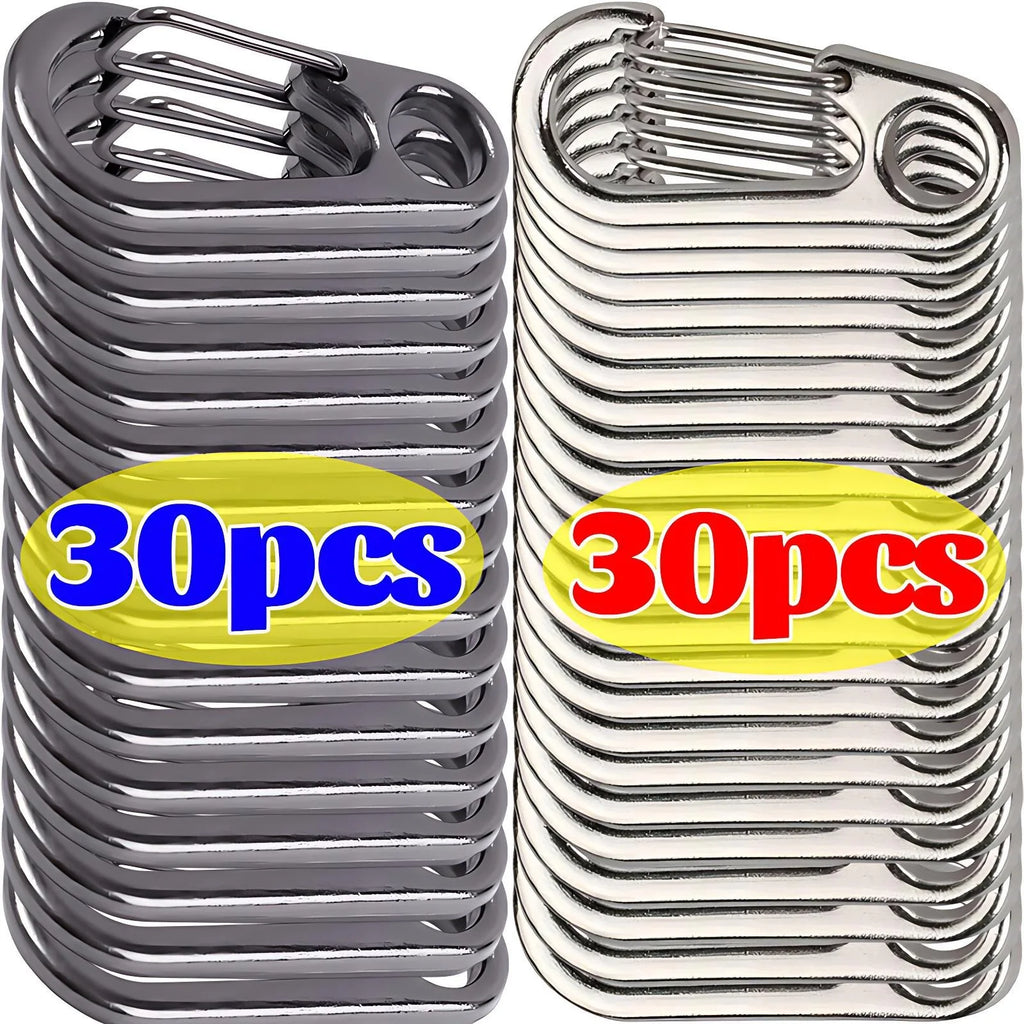 Multifunctional Zinc Alloy Carabiner Keychain Clip Hook