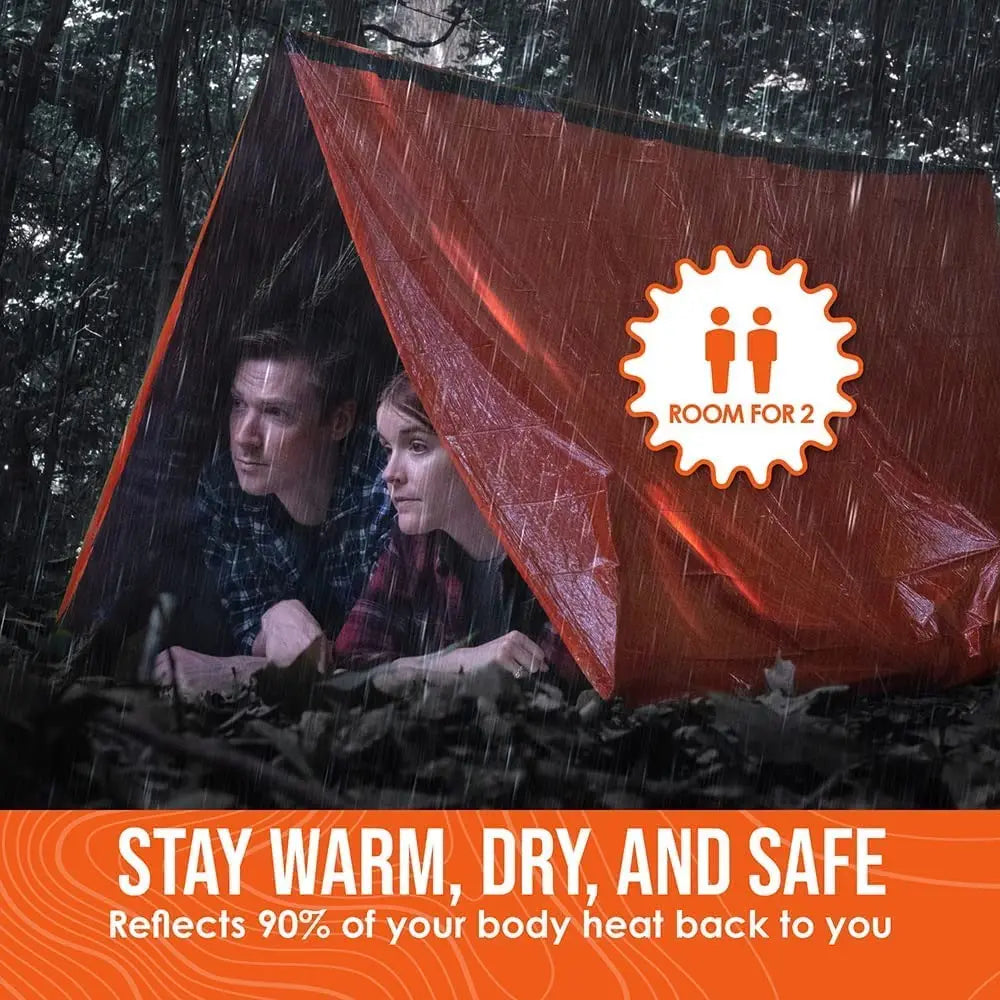 2 Person Emergency Tent Kit Waterproof  Survival Shelter