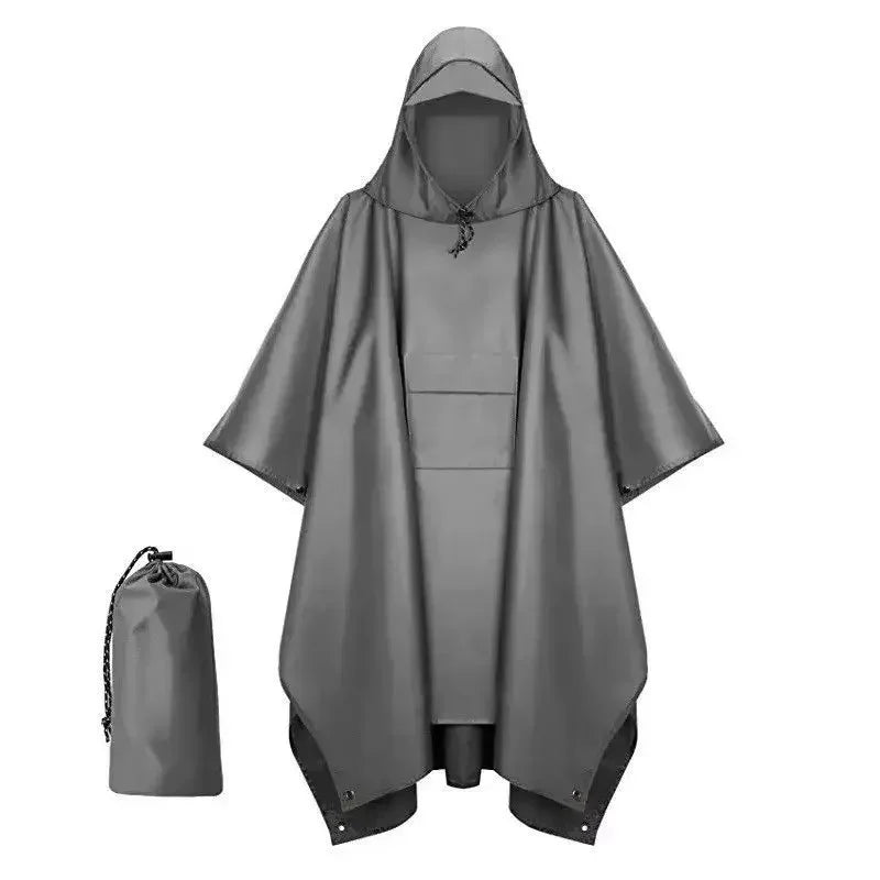 Outdoor Multi-function Tactical Poncho Cloak Camping Raincoat