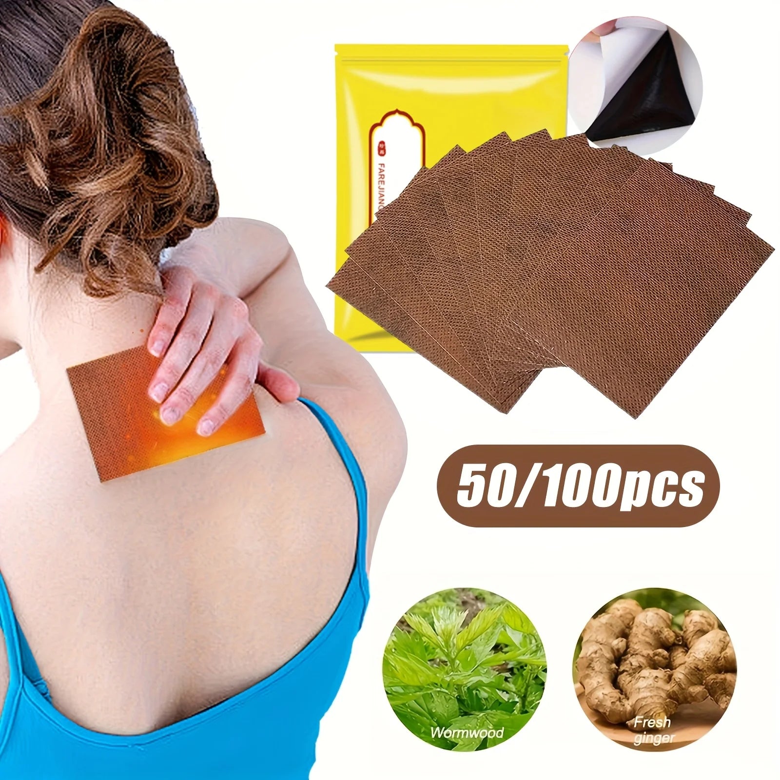 50/100 All natural Heating Patches