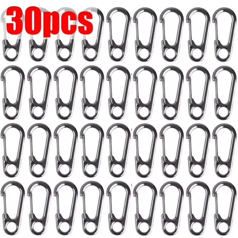 Multifunctional Zinc Alloy Carabiner Keychain Clip Hook