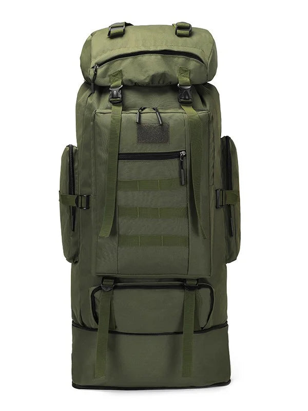80L/100L  Mountaineering Bag Climb Bag Tactical Large Backpack Outdoors