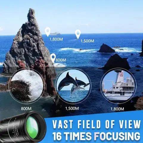 16x52 Long Range Monocular Telescope High -