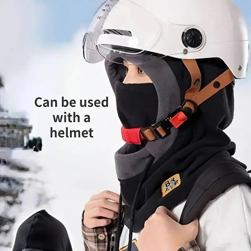 Winter Warm Hat with Mask and Neck Warmer 3-in-1 Windproof