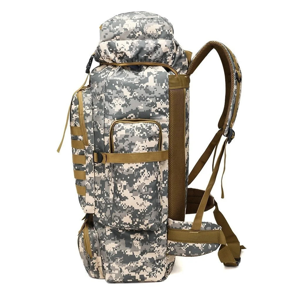 80L/100L  Mountaineering Bag Climb Bag Tactical Large Backpack Outdoors
